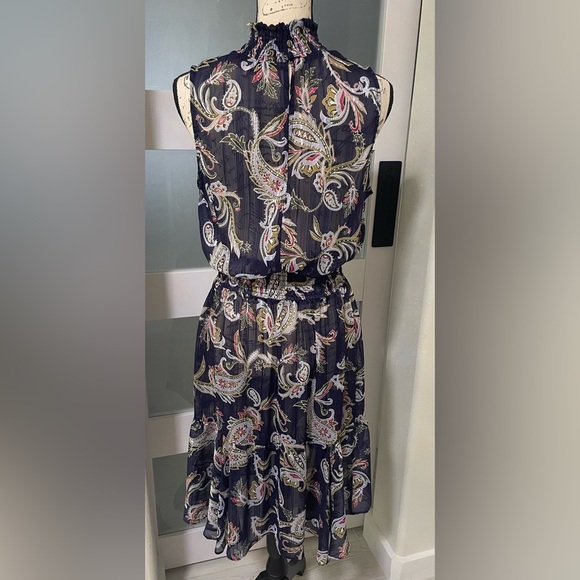 💎 Nannette Lepore sheer sleeveless dress SZ 10 - Picture 2 of 5